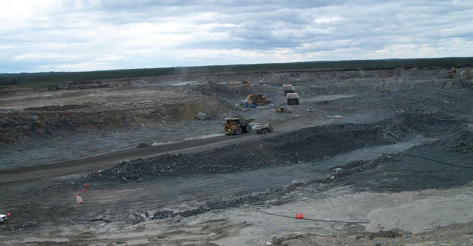 a photograph of the detour lake project