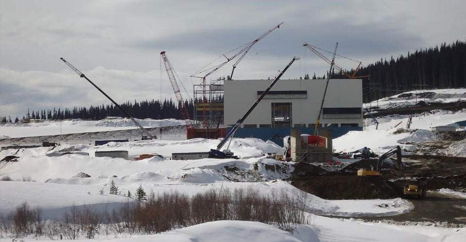 a photograph of the mt. milligan project