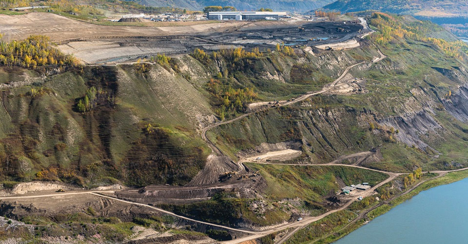 a photograph of the site c project
